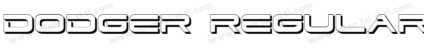 Dodger Regular字体转换